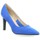 Chaussures Femme Comment mesurer votre taille Escarpins cuir velours Bleu