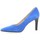 Chaussures Femme Comment mesurer votre taille Escarpins cuir velours Bleu