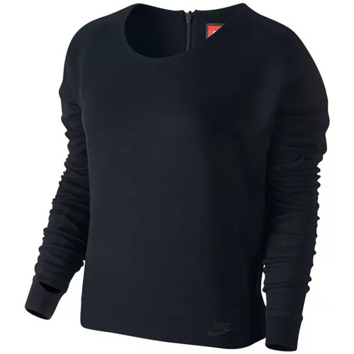 Vêtements Femme Sweats Nike neck Tech Fleece Crew Noir