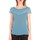 Vêtements Femme T-shirts manches courtes Aggabarti t-shirt voile121072 bleu Bleu