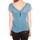 Vêtements Femme T-shirts manches courtes Aggabarti t-shirt voile121072 bleu Bleu