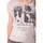 Vêtements Femme T-shirts manches courtes Rich & Royal Tee-shirt Animals 13q418 Ecru Beige