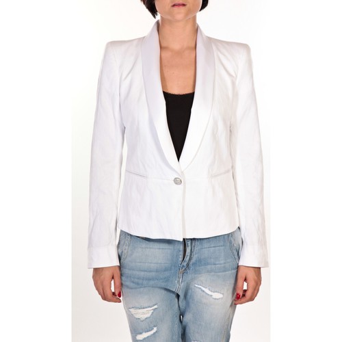 Vêtements Femme Vestes Rich & Royal Rich&Royal Blazer 11Q851  Savie Blanc
