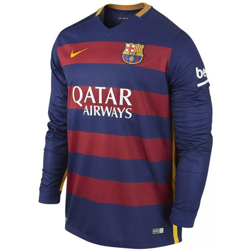 Vêtements Homme T-shirts manches longues Nike FC Barcelona Stadium Home 2015/2016 Bleu