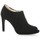 Chaussures Femme Boots Vidi Studio Low boots cuir velours Noir