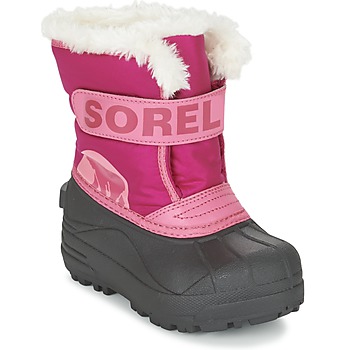 Chaussures Enfant Bottes de neige Sorel CHILDRENS SNOW COMMANDER Rose
