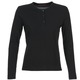 I Saw It First ruched body-conscious high neck sweater dress in black