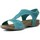 Chaussures Femme Sandales et Nu-pieds Interbios SANDALES ANATOMIQUES INTERMÉDIAIRES 4420 Bleu