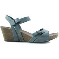 Chaussures Femme Sandales et Nu-pieds Interbios W confortables sandales compensées Bleu
