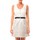 Vêtements Femme Robes Vero Moda Nella S/L Short Dress 10107365 Blanc/Beige Beige