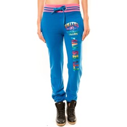 Vêtements Femme Pantalons de survêtement Sweet Company Jogging United Marshall College Bleu/Rose Multicolore