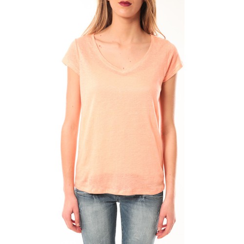 Vêtements Femme Dream in Green Little Marcel T-Shirt Talin E15FTSS0116 Corail Pastel Orange