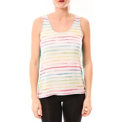 Vêtements Femme Débardeurs / T-shirts sans manche Little Marcel Débardeur Tapali E15FTAN0216 Blanc/Multicolor Multicolore