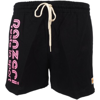 Vêtements Homme Shorts / Bermudas Panzeri Uni a noir fl rse jersey Noir