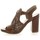 Chaussures Femme Sandales et Nu-pieds Pao Nu pieds cuir Marron