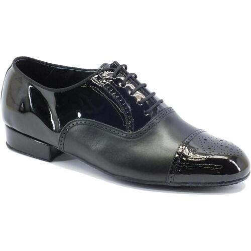 Chaussures Homme Sandales sport Vitiello Dance Shoes 291B Nappa Nero/Vernice Nero t20 suola Noir
