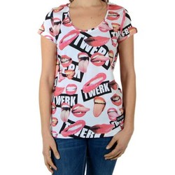 Vêtements Femme T-shirts manches courtes Eleven Paris Hyrus W Olmiley Blanc