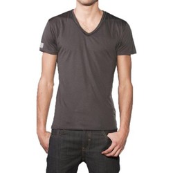 Vêtements Homme T-shirts manches courtes Eleven Paris T-Shirt Basic V SS Rock Gris