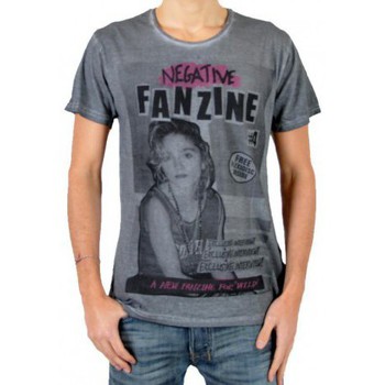 Vêtements Homme T-shirts manches courtes Eleven Paris T-Shirt Fanzine 4 Gris