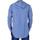 Vêtements Homme Chemises manches longues Eleven Paris Chemise Capuche Riggy Bis Water Bleu
