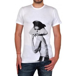 Vêtements Homme T-shirts manches courtes Eleven Paris T-Shirt Gaga Bich Ts Blanc