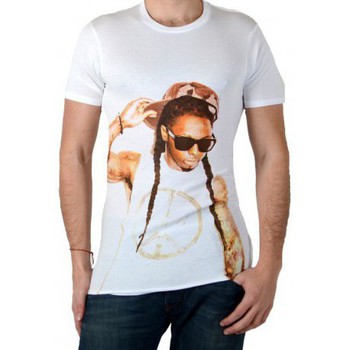 Vêtements Homme T-shirts manches courtes Eleven Paris Wayn Lil Wayne Blanc