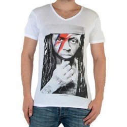 Vêtements Homme T-shirts manches courtes Eleven Paris Kaway M Lil Wayne Blanc