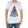 Vêtements Homme T-shirts manches courtes Eleven Paris Tralif M Wiz Khalifa Blanc