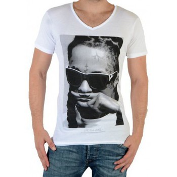 Vêtements Homme T-shirts manches courtes Eleven Paris 32964 Blanc