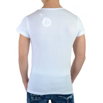 Vêtements Garçon T-shirts manches courtes Eleven Paris 39415 Blanc