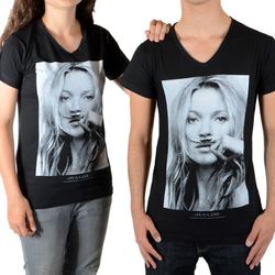 Vêtements Femme T-shirts manches courtes Eleven Paris Kate Moss SS Kate Moss Mixte (Garçon / Fille) Noir