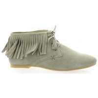 Chaussures Femme Derbies Pao Derby cuir velours Taupe