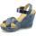 Chaussures Femme Sandales et Nu-pieds Café Noir OHD904 Bleu