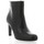 Chaussures Femme Boots Donna Più Boots cuir Noir