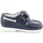 Chaussures Enfant Chaussures bateau Boni & Sidonie Boni Mini Boat - mocassin bebe à scratch Bleu