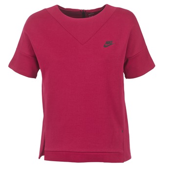 Vêtements Femme Sweats Nike TECH FLEECE CREW Bordeaux