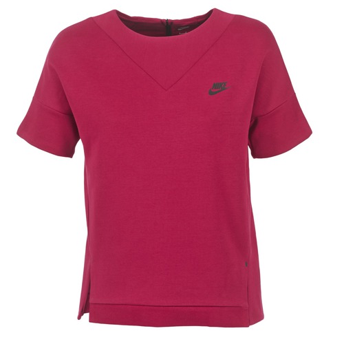 Vêtements Femme Sweats Nike quality TECH FLEECE CREW Bordeaux