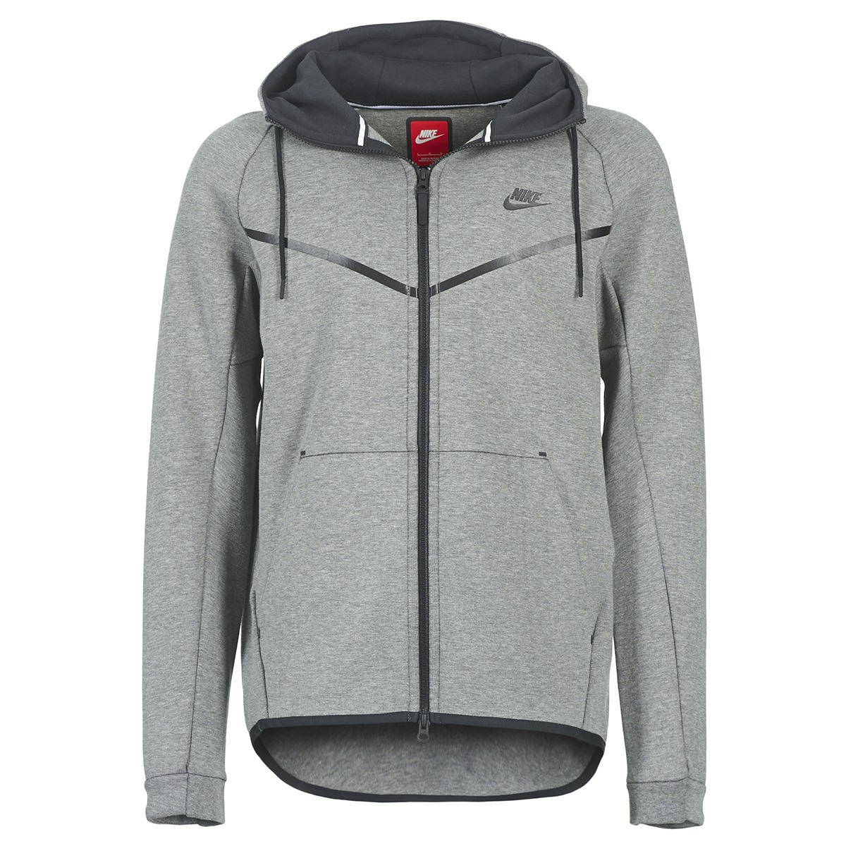 Nike TECH FLEECE WINDRUNNER HOODIE Gris - Vêtements Blousons Homme 130,00 €