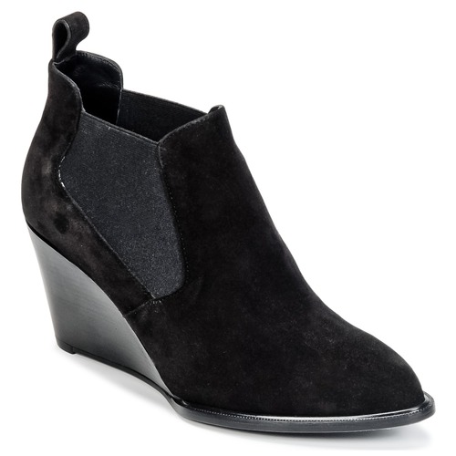 Chaussures Femme Low LEA12 boots Robert Clergerie OLAV Noir