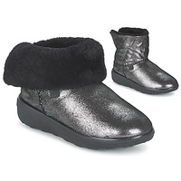Chaussures Femme Boots FitFlop SUPERCUSH MUKLOAFF SHIMMER Argenté