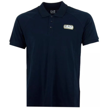 Vêtements Homme T-shirts & Polos Emporio Armani logo-print short-sleeve polo shirtni Polo Bleu