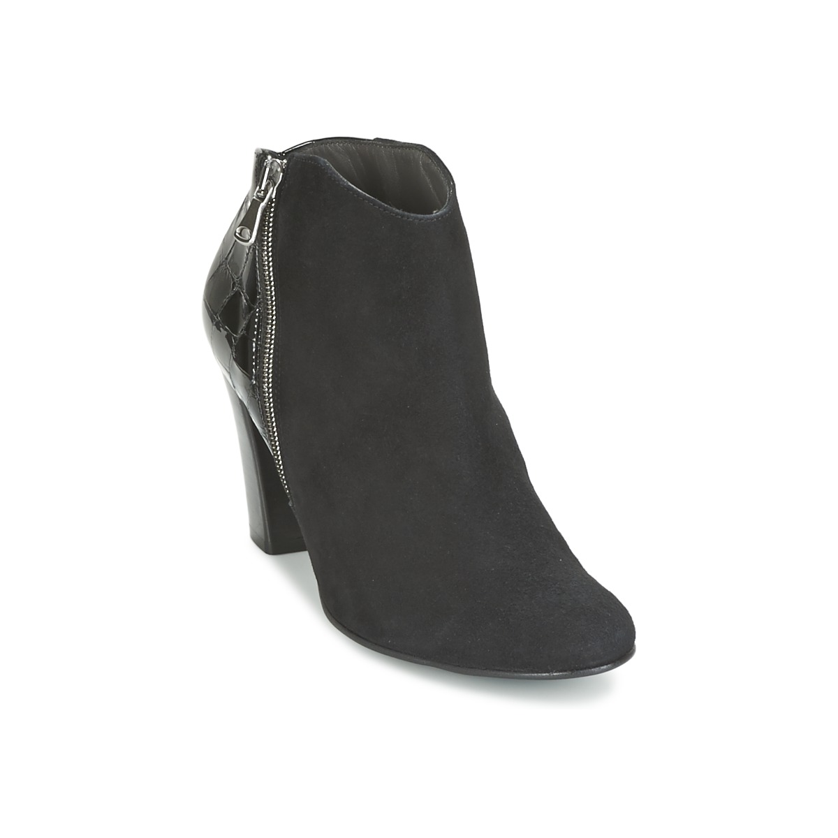 Chaussures Femme Low boots Trainer France Mode NANTES Noir verni
