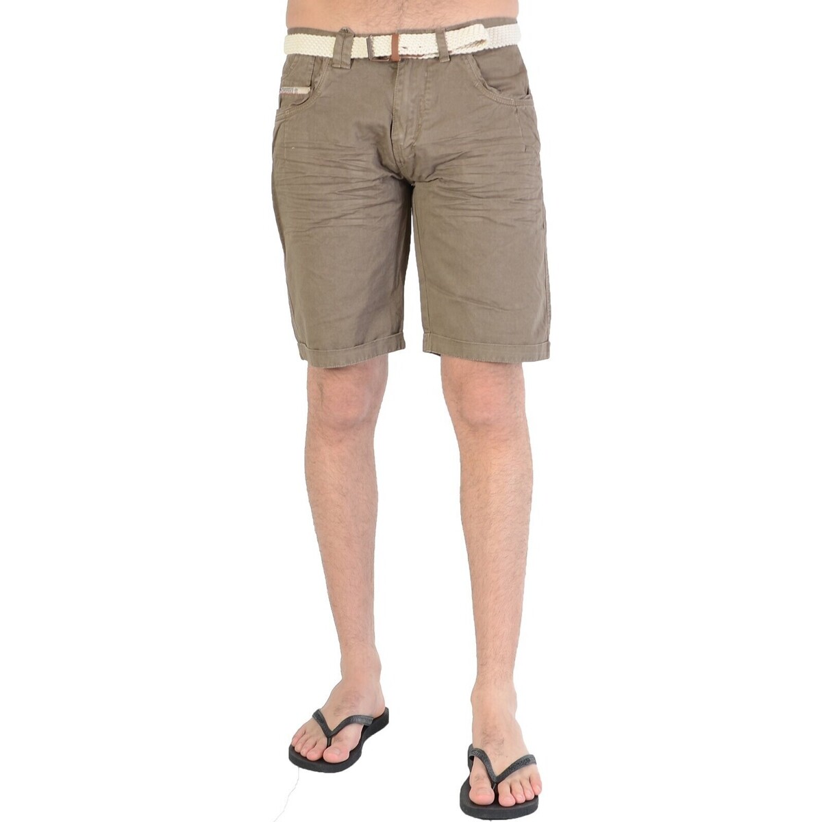 Vêtements Homme Shorts / Bermudas Geographical Norway Bermuda Palma 201 Taupe Marron