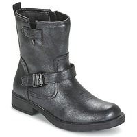 Chaussures Fille Boots Geox SOFIA Noir