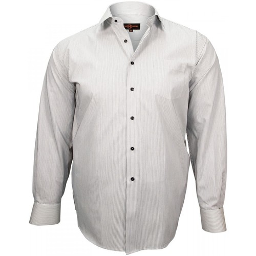 Vêtements Homme Chemises manches longues Doublissimo chemise classique john blanc Blanc