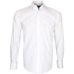 Vêtements Homme Chemises manches longues Emporio Balzani chemise habillee blanc Blanc