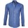 Vêtements Homme Chemises manches longues Andrew Mc Allister chemise oxford leeds bleu Bleu