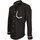 Vêtements Homme Chemises manches longues Andrew Mc Allister chemise mode col italien piccadilly noir Noir