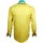 Vêtements Homme Chemises manches longues Andrew Mc Allister chemise serie limitee brazil jaune Jaune