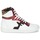 Chaussures Femme Baskets montantes Serafini SAN DIEGO Blanc / Rouge